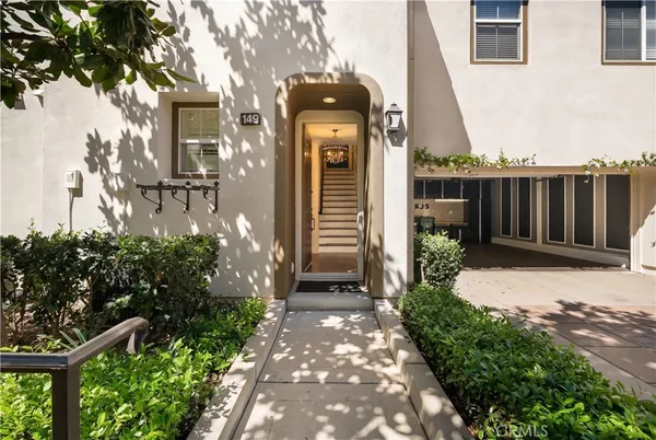 a view of front door