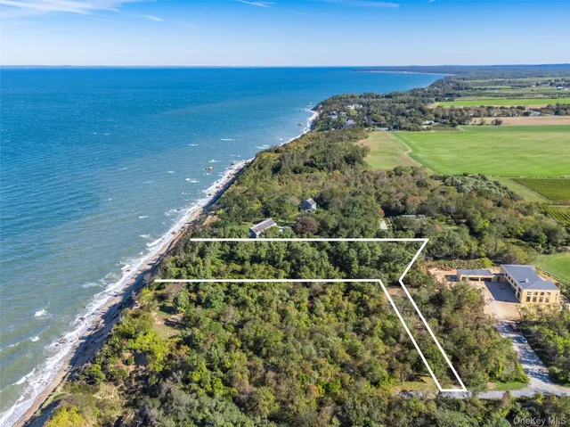 a view of a balcony with an ocean