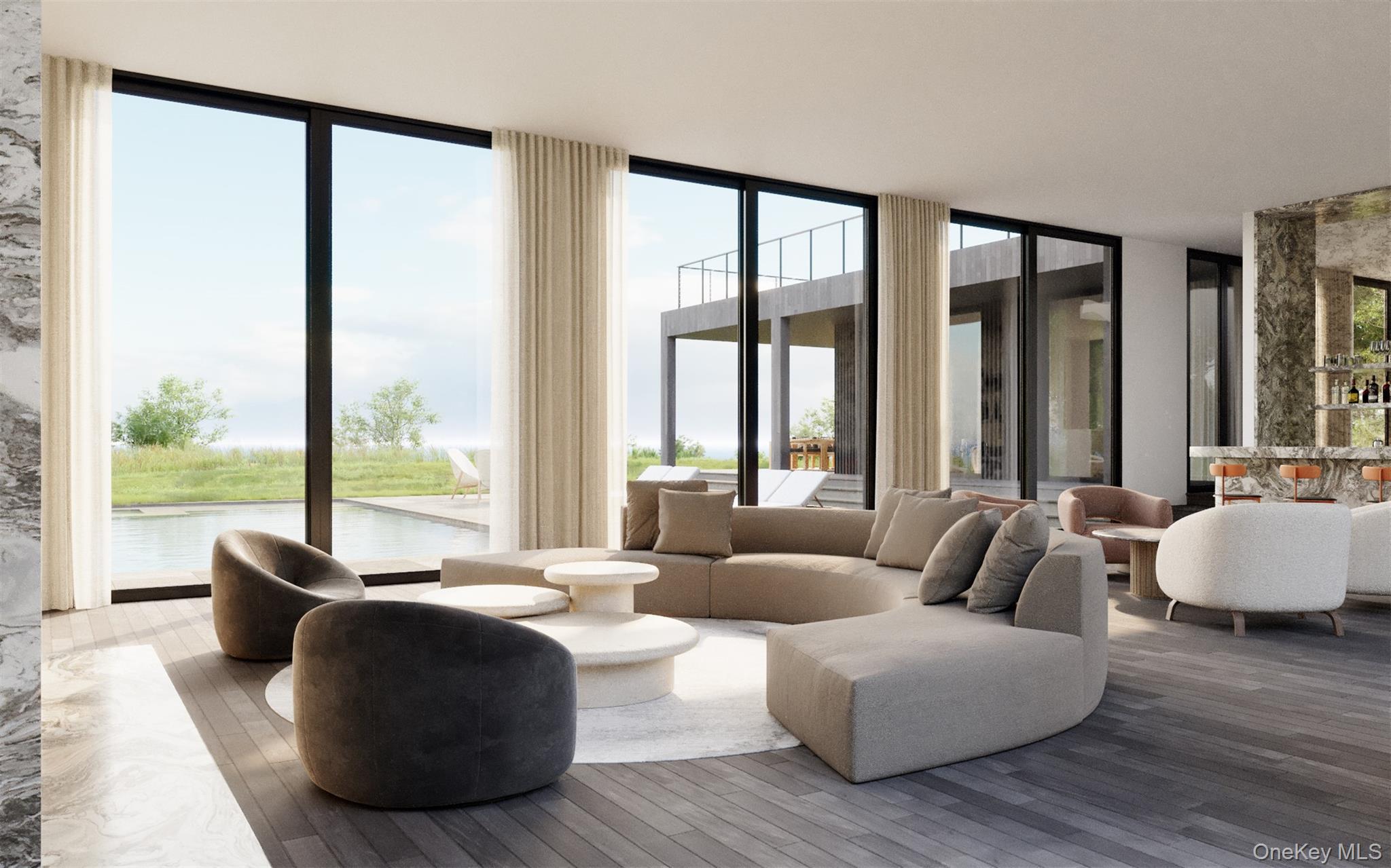 6121 Oregon Road Cutchogue, NY 11935 - Photo 8 of 22 a living room with furniture and a large window