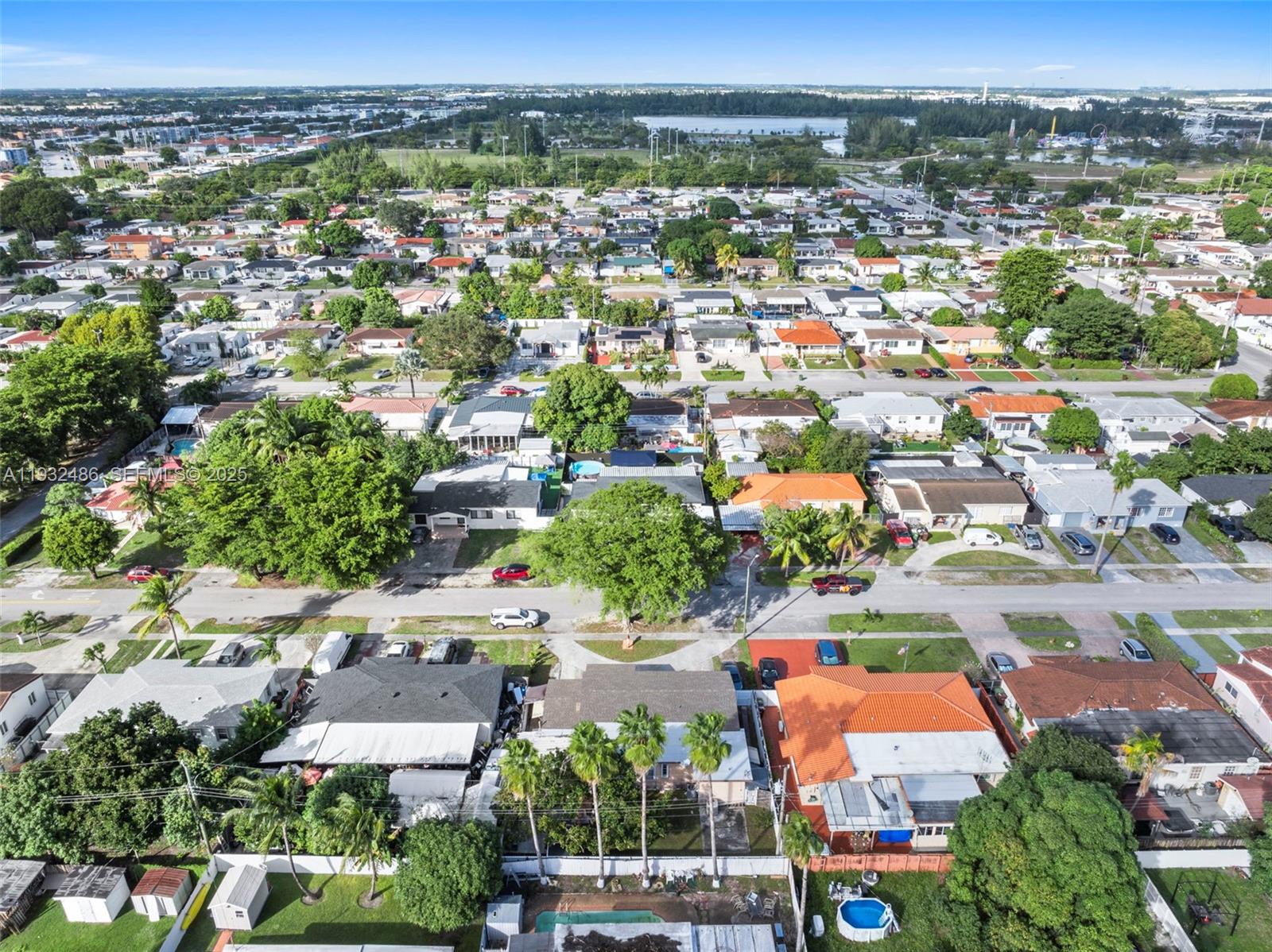 60 West 61st Street Hialeah, FL 33012 - Photo 36 of 43 an aerial view of residential houses with outdoor space