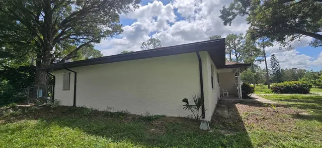 a view of a house with a porch