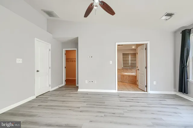 a view of a backyard with a garden