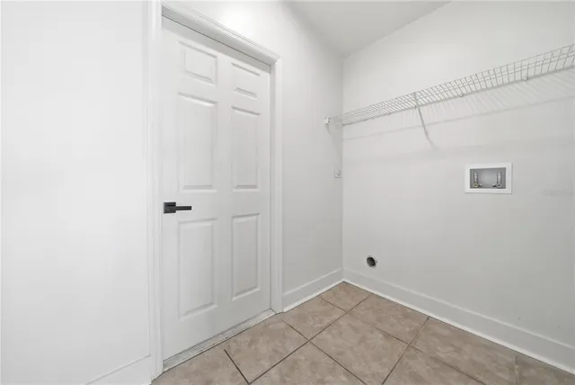 a view of an empty room