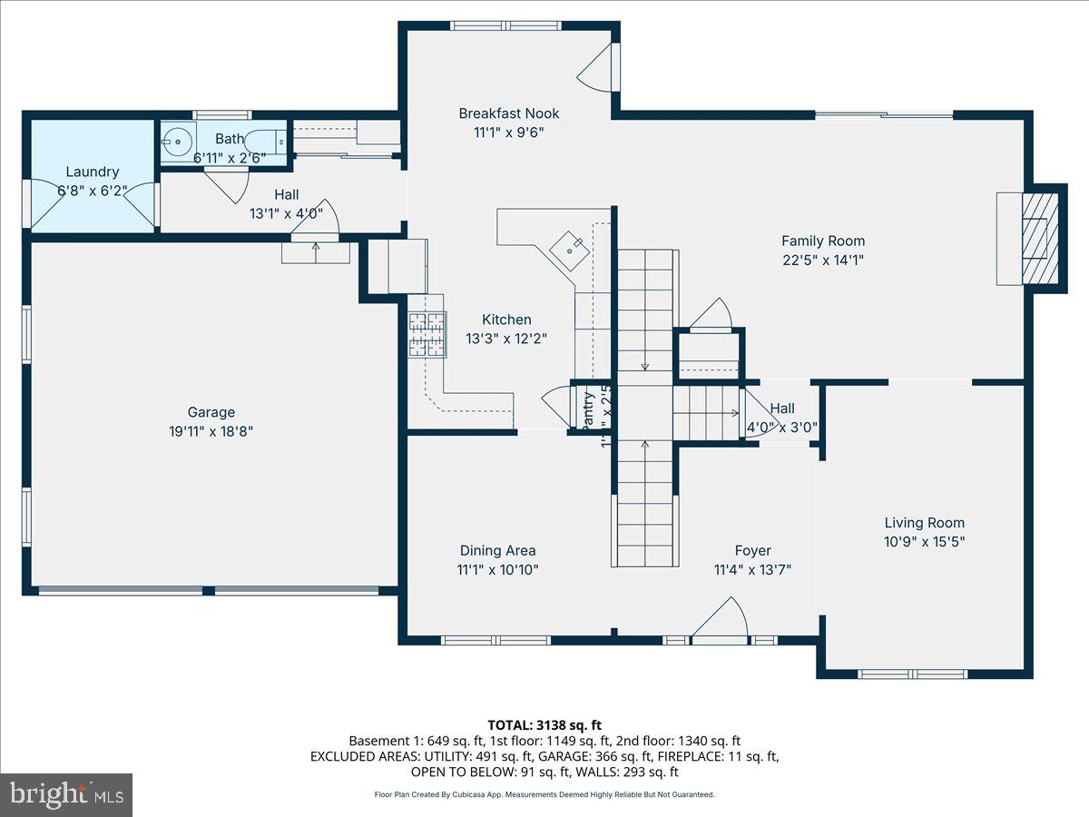 902 Bedford Avenue Reading, PA 19607 - Photo 45 of 48 a picture of a open white kitchen