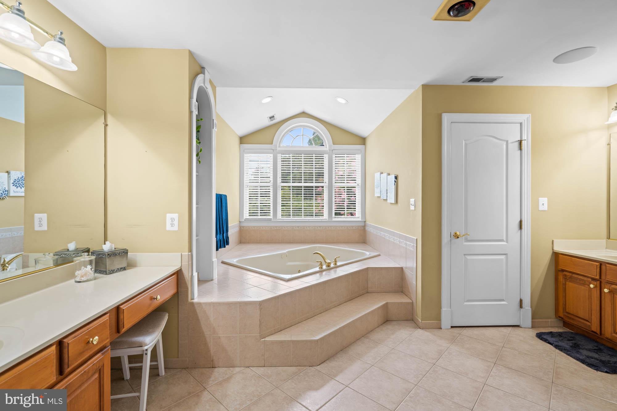 9163 Old Waterloo Road Warrenton, VA 20186 - Photo 24 of 73 a spacious bathroom with a tub sink and mirror