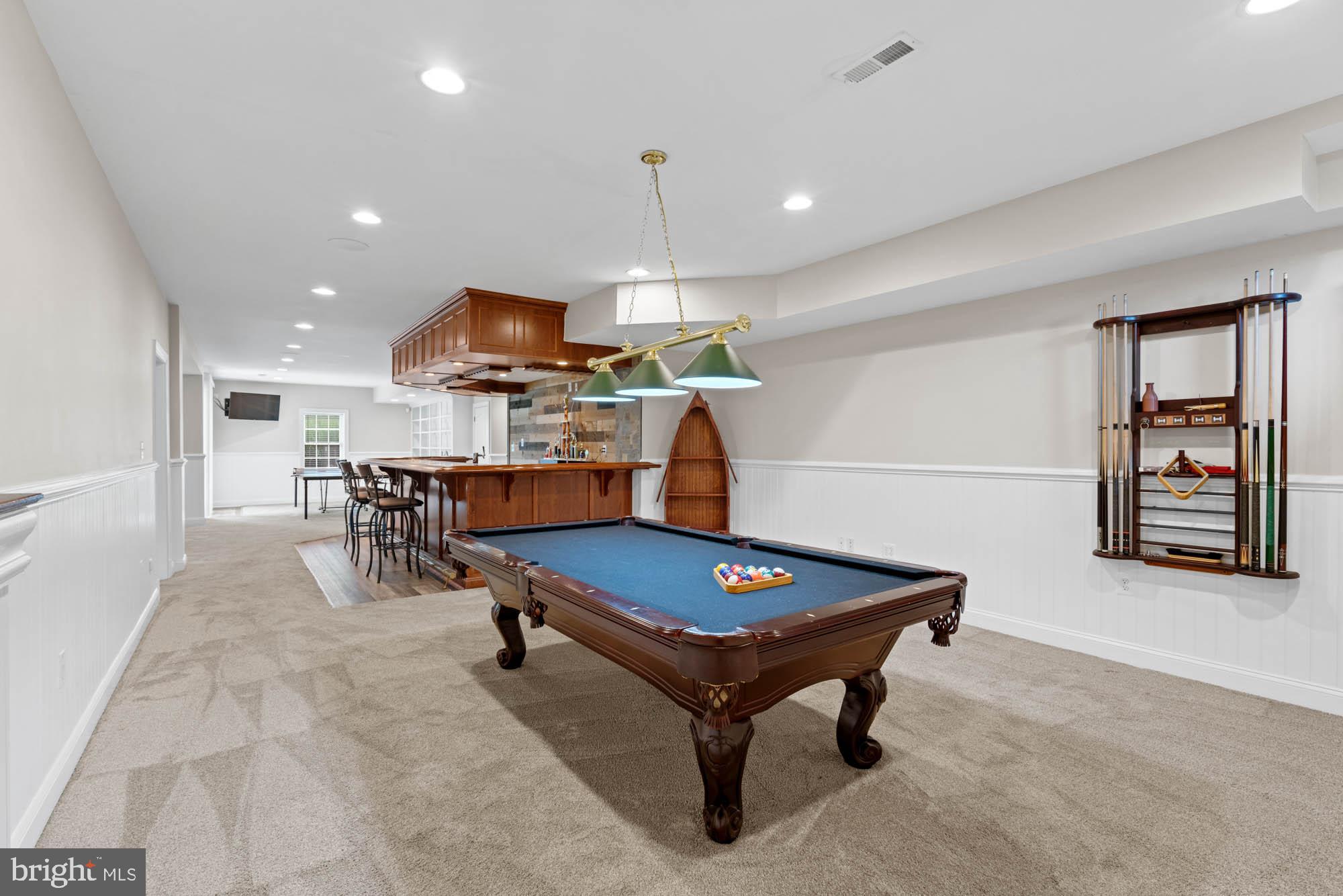 9163 Old Waterloo Road Warrenton, VA 20186 - Photo 38 of 73 a room with furniture pool table and window