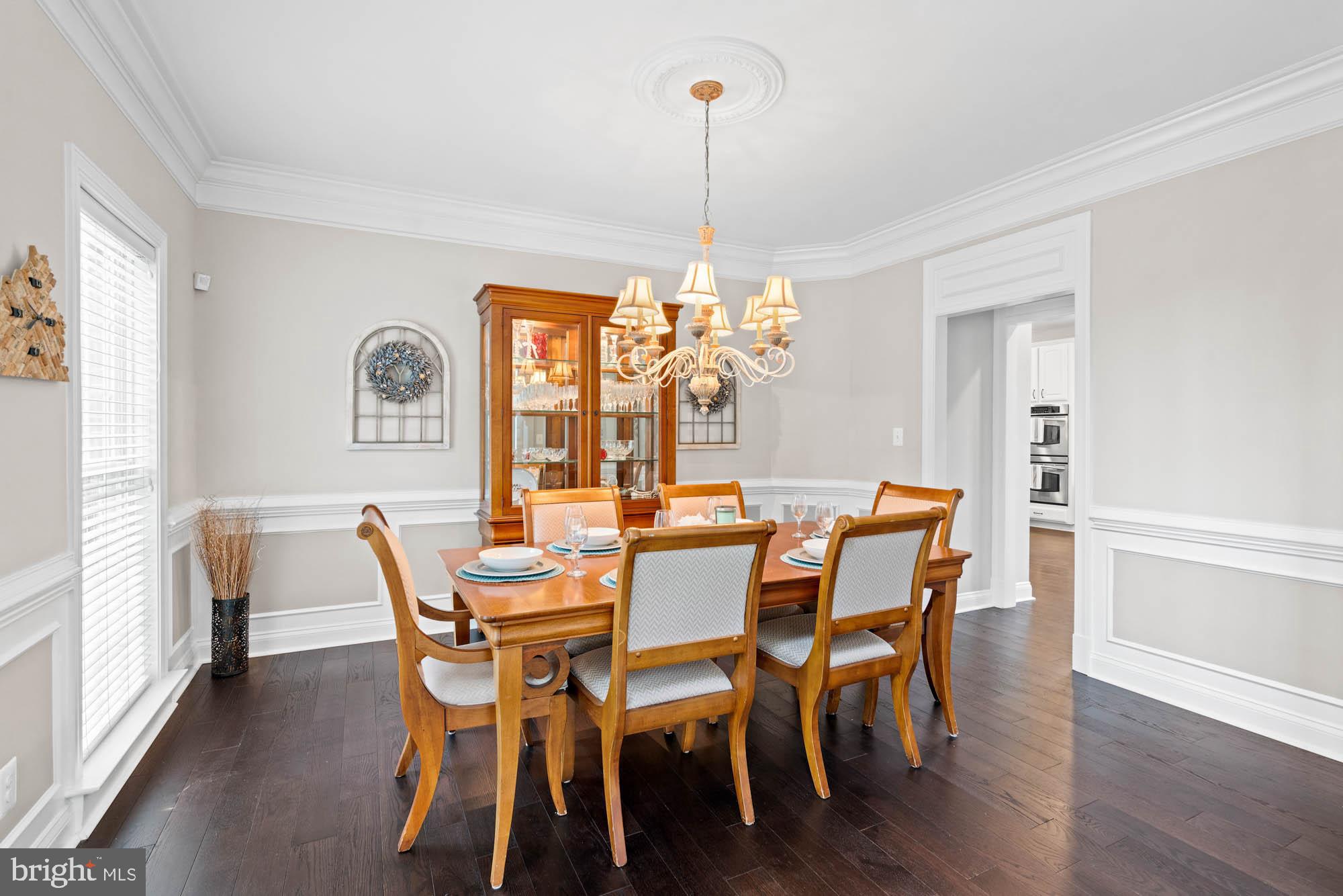 9163 Old Waterloo Road Warrenton, VA 20186 - Photo 5 of 73 a view of a dining room with furniture window and wooden floor