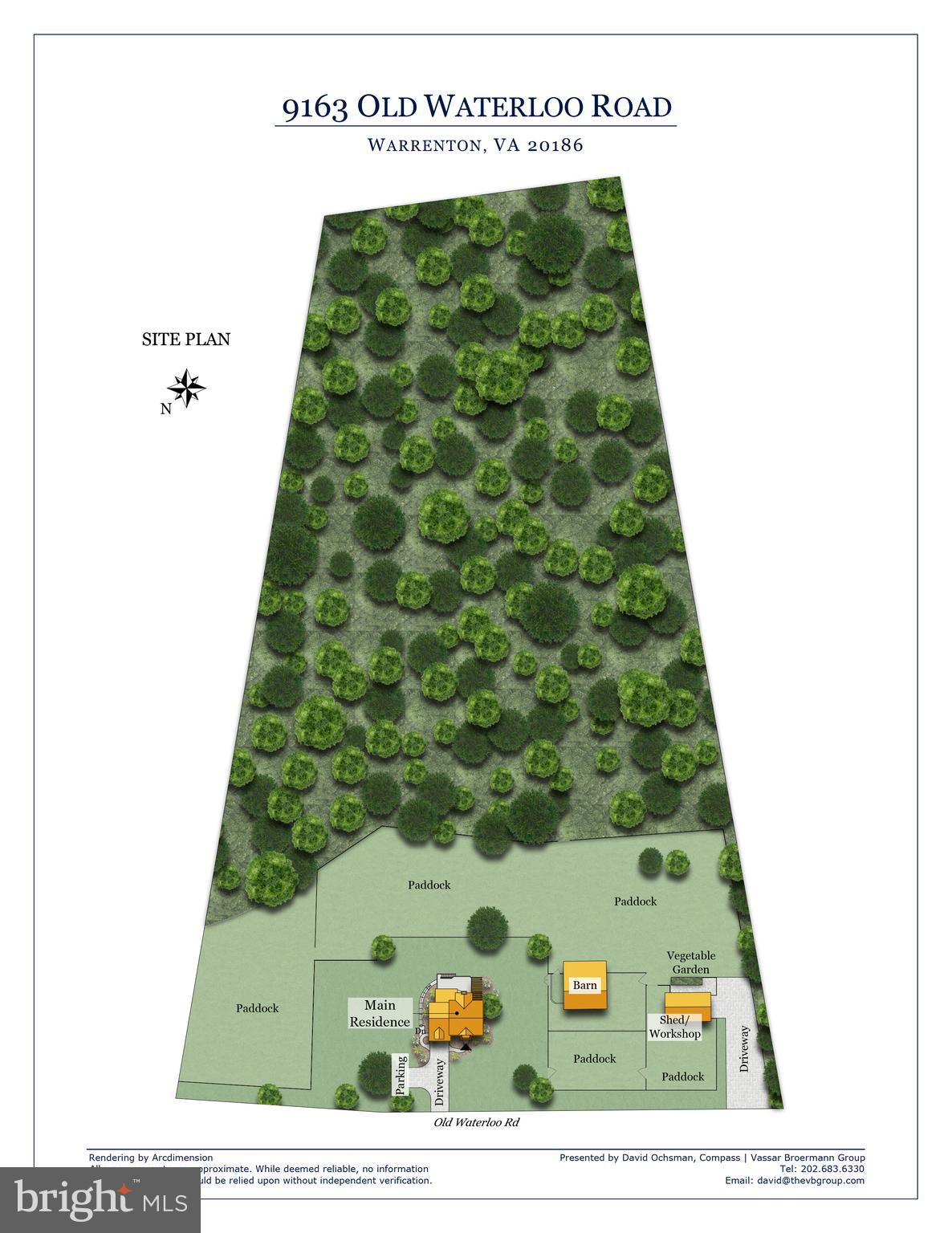 9163 Old Waterloo Road Warrenton, VA 20186 - Photo 73 of 73 Site Plan