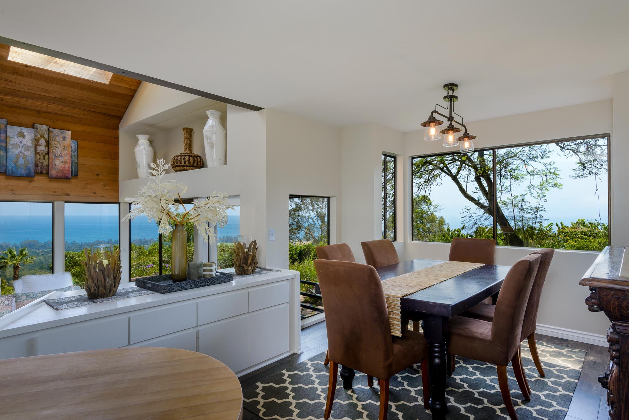 2760 Torito Road Santa Barbara, CA 93108 - Photo 5 of 15 a view of a dining room with furniture window and outside view