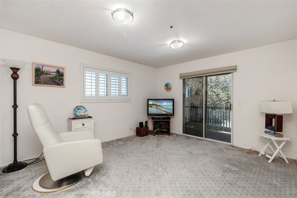 137 West Avenida Cornelio San Clemente, CA 92672 - Photo 13 of 48 a living room with furniture a flat screen tv and a large window