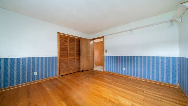 wooden floor in a room