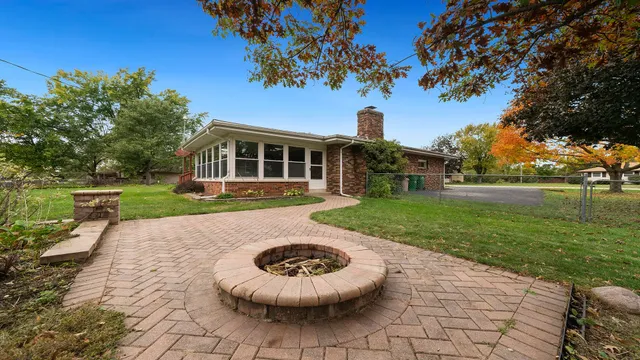 a view of a house with a big yard