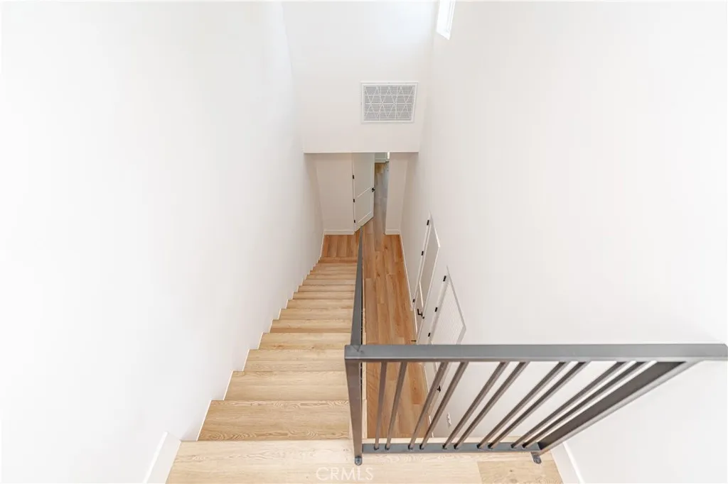 614 North Rampart Boulevard, Unit 1/2 Silver Lake, CA 90026 - Photo 35 of 41 a view of a hallway with staircase