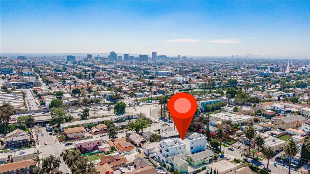 614 North Rampart Boulevard, Unit 1/2 Silver Lake, CA 90026 - Photo 39 of 41 an aerial view of a city