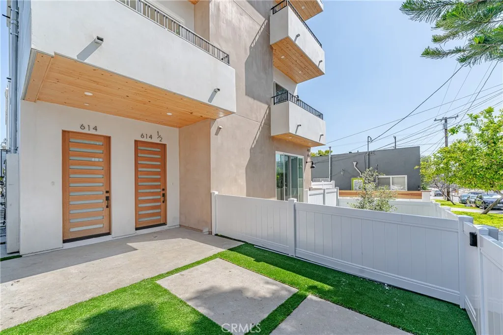 614 North Rampart Boulevard, Unit 1/2 Silver Lake, CA 90026 - Photo 5 of 41 a view of a house with a backyard