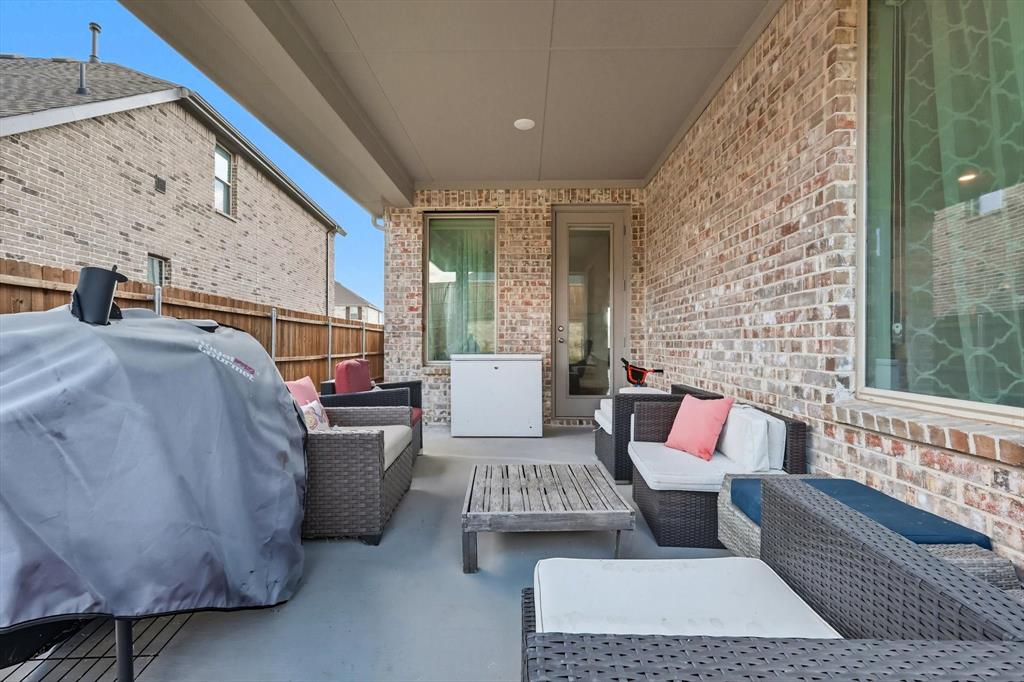 2470 Pebble Bank Lane Midlothian, TX 76065 - Photo 18 of 33 a outdoor living space with furniture and a couch