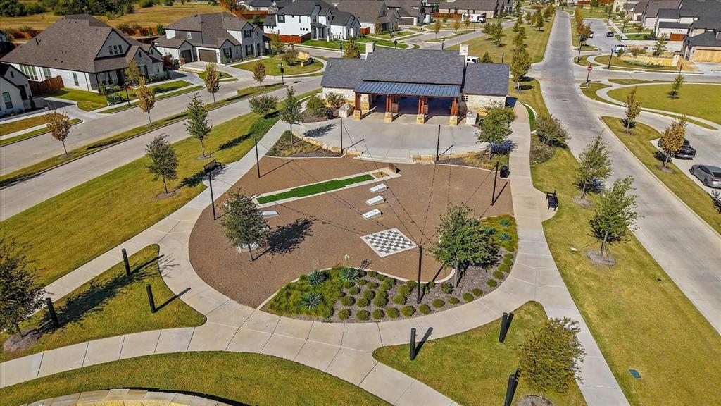2470 Pebble Bank Lane Midlothian, TX 76065 - Photo 29 of 33 an aerial view of a swimming pool with outdoor seating