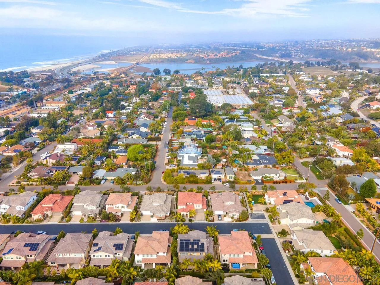 207 Stonesteps Way Encinitas, CA 92024 - Photo 32 of 34 an aerial view of residential houses with city view