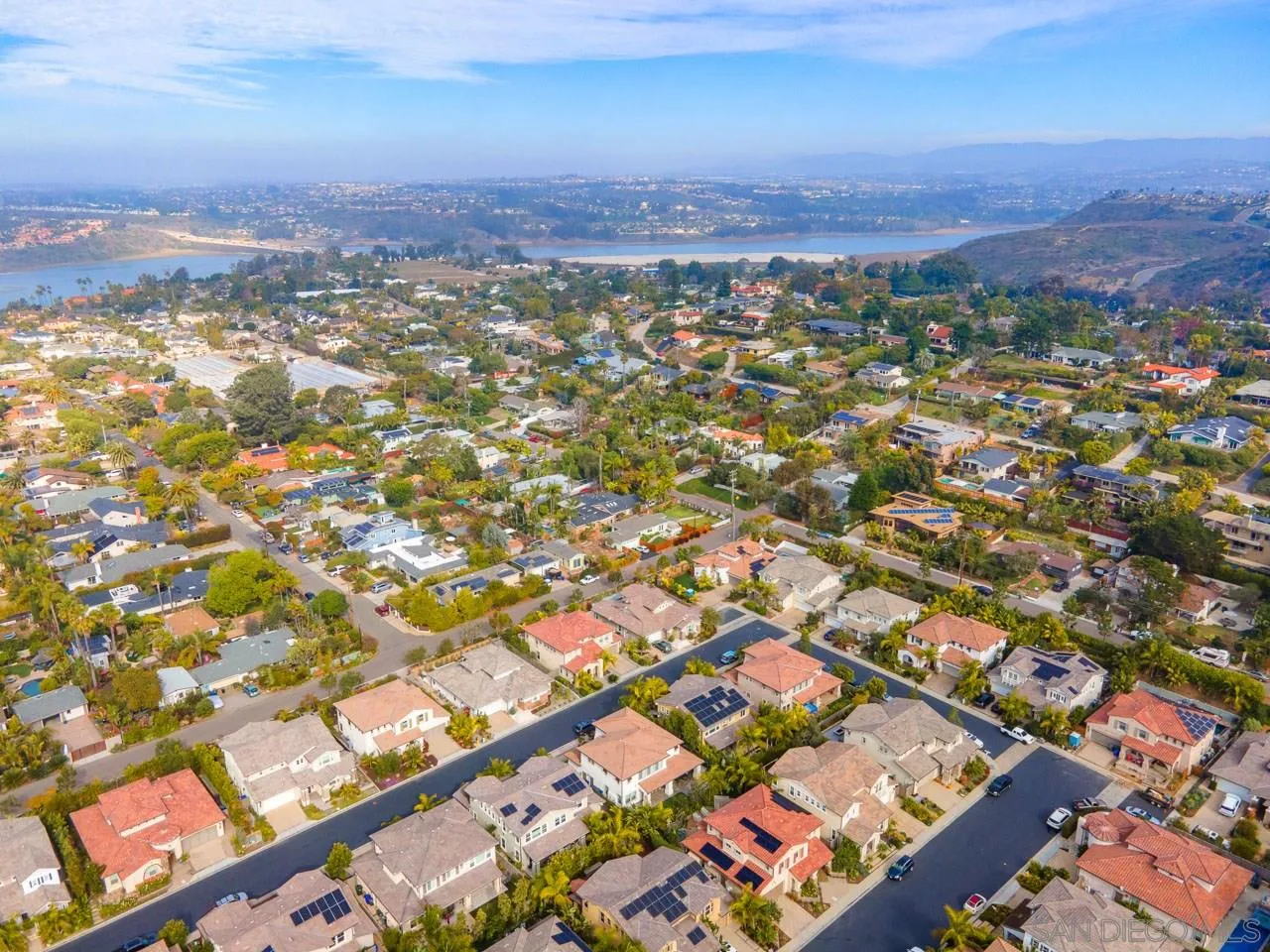 207 Stonesteps Way Encinitas, CA 92024 - Photo 33 of 34 an aerial view of residential building with parking and yard