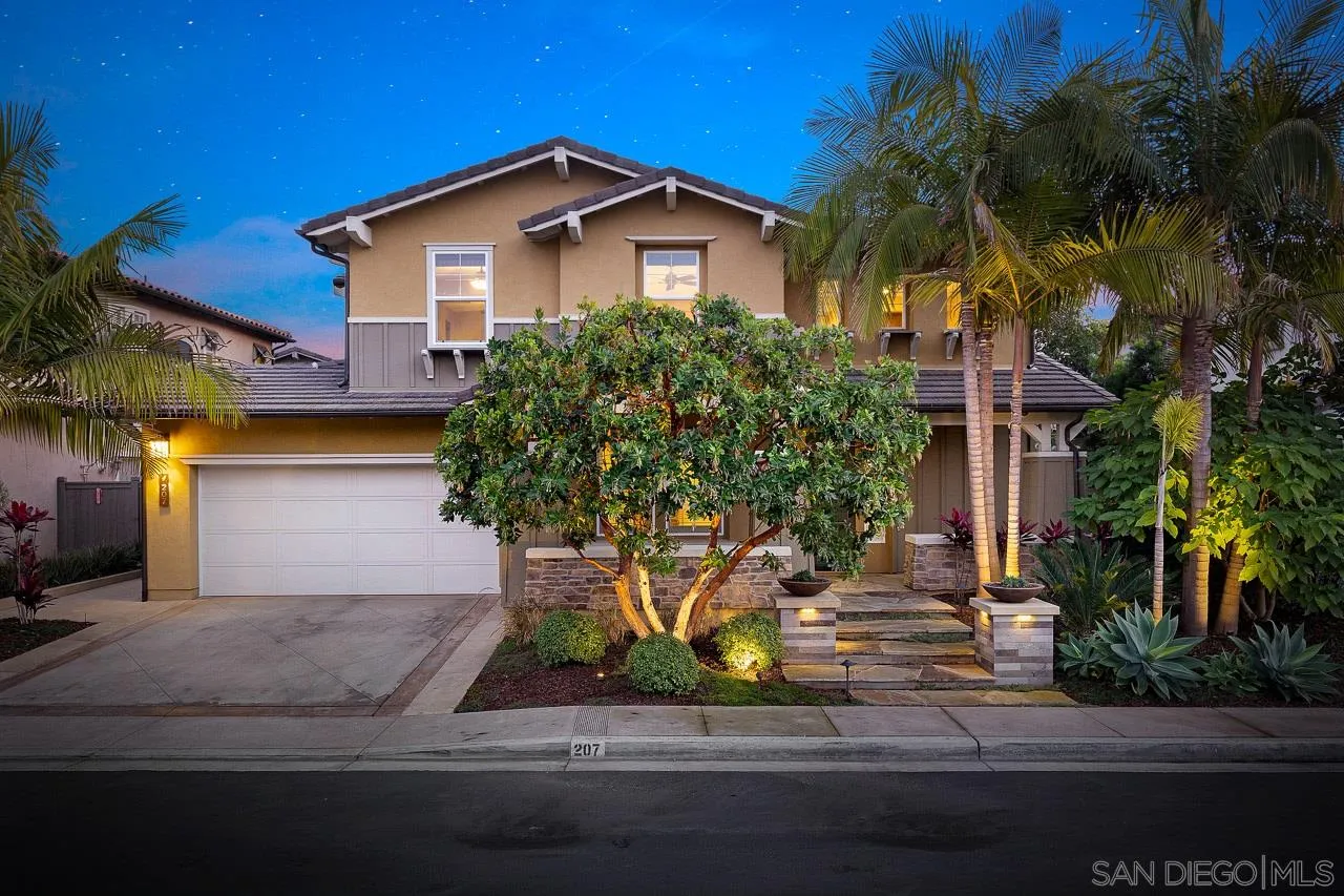 207 Stonesteps Way Encinitas, CA 92024 - Photo 4 of 34 a front view of a house with garden