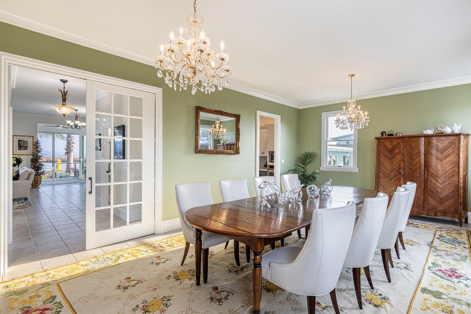 1730 Milton Road Napa, CA 94559 - Photo 31 of 77 a view of a dining room with furniture and wooden floor