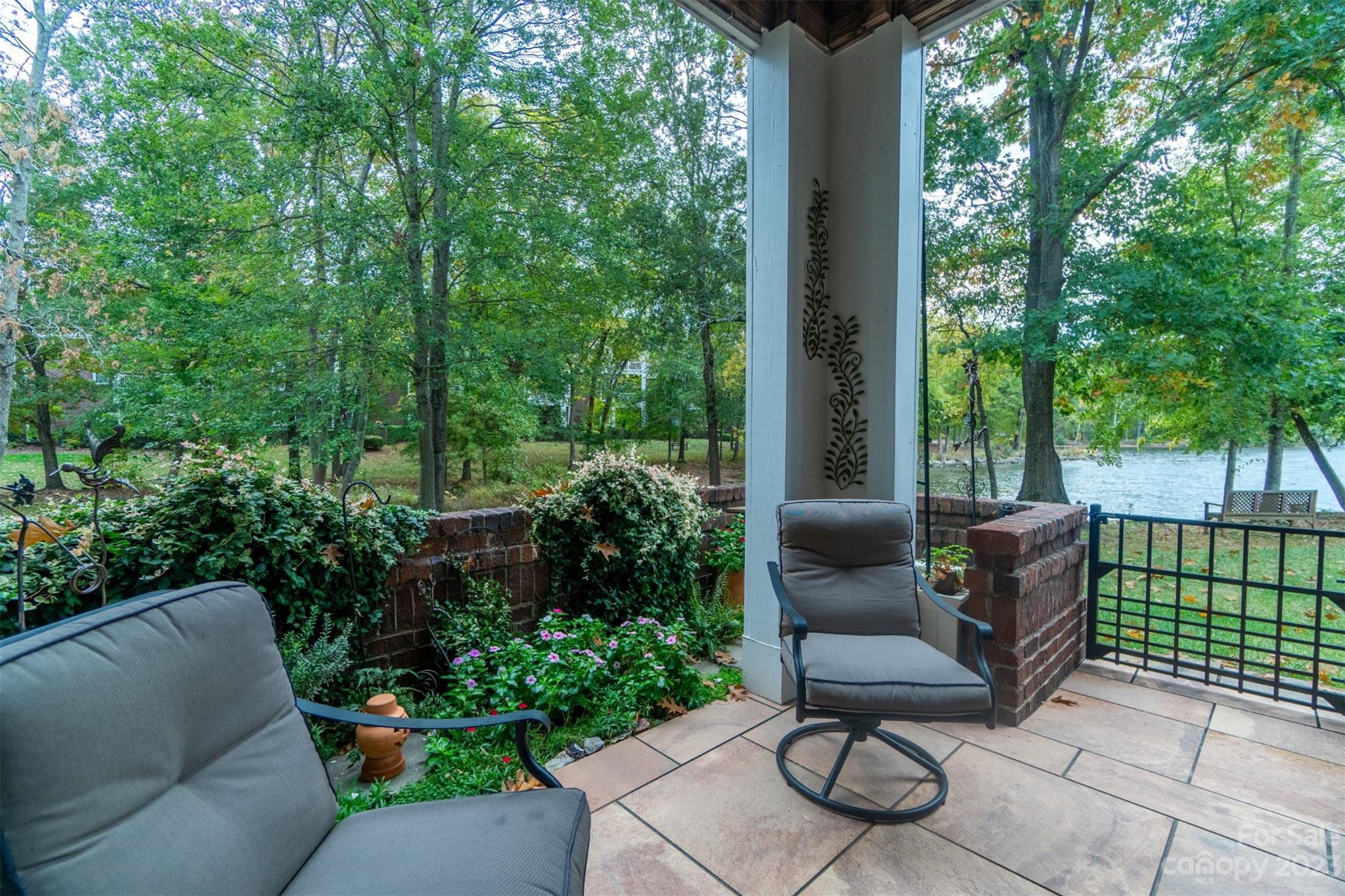 737 Peninsula Drive Davidson, NC 28036 - Photo 30 of 34 a view of a patio in backyard