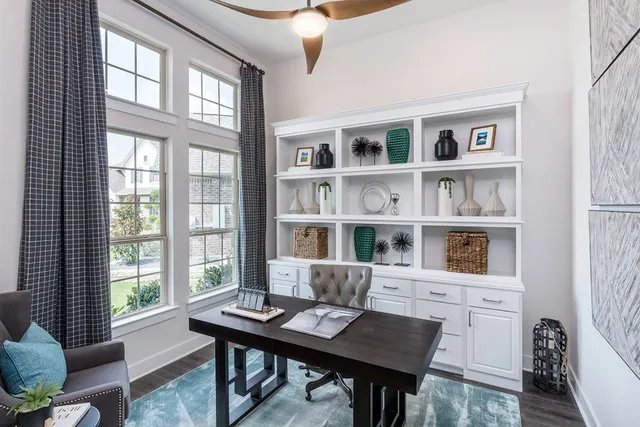 a view of swimming pool with seating area and furniture