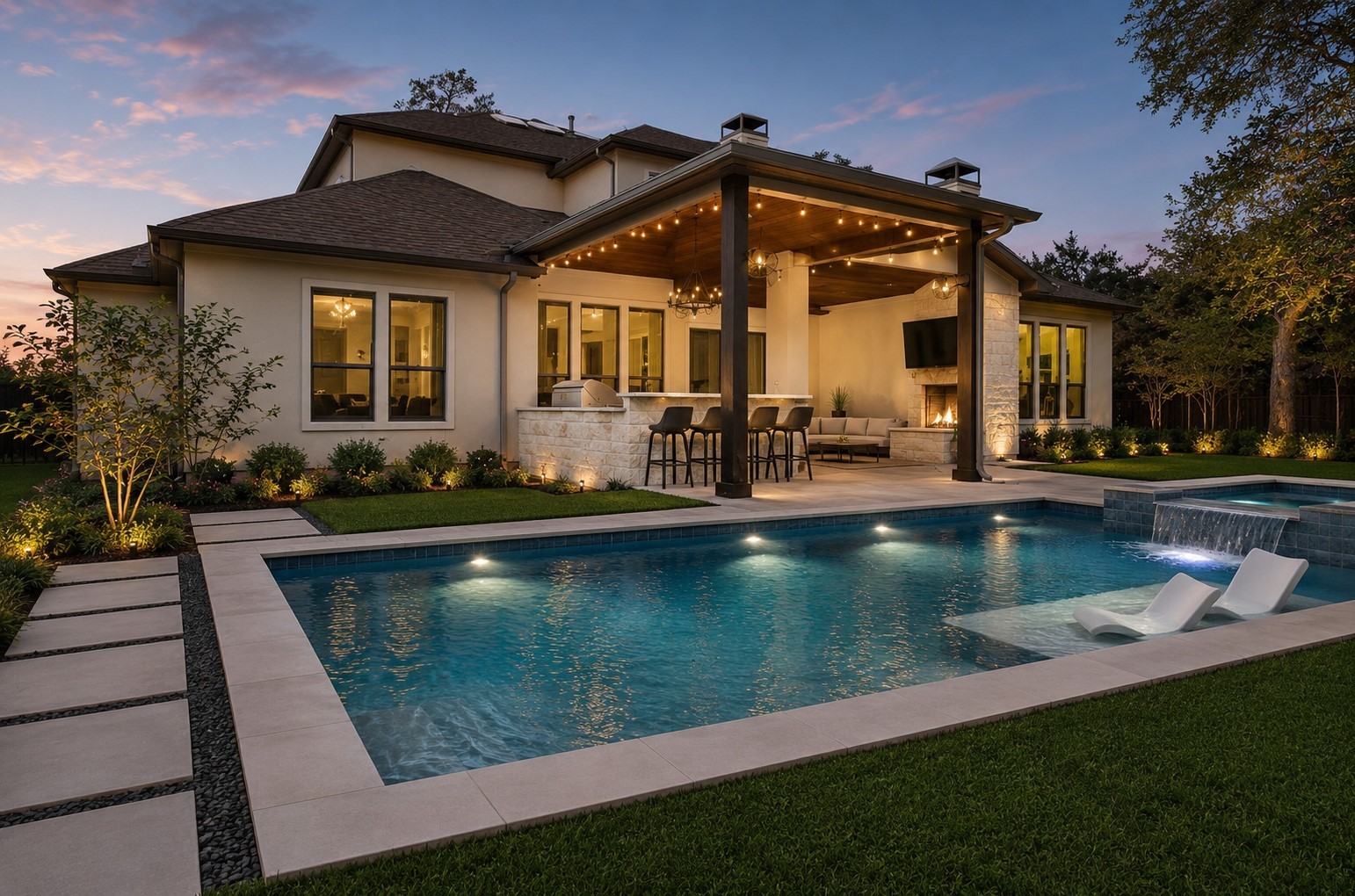 330 Mill Creek Road Pinehurst, TX 77362 - Photo 28 of 36 a front view of a house with swimming pool