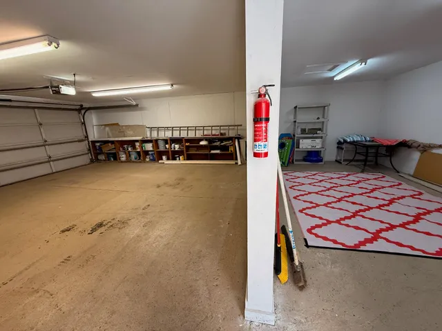 a view of an outdoor space and swimming pool