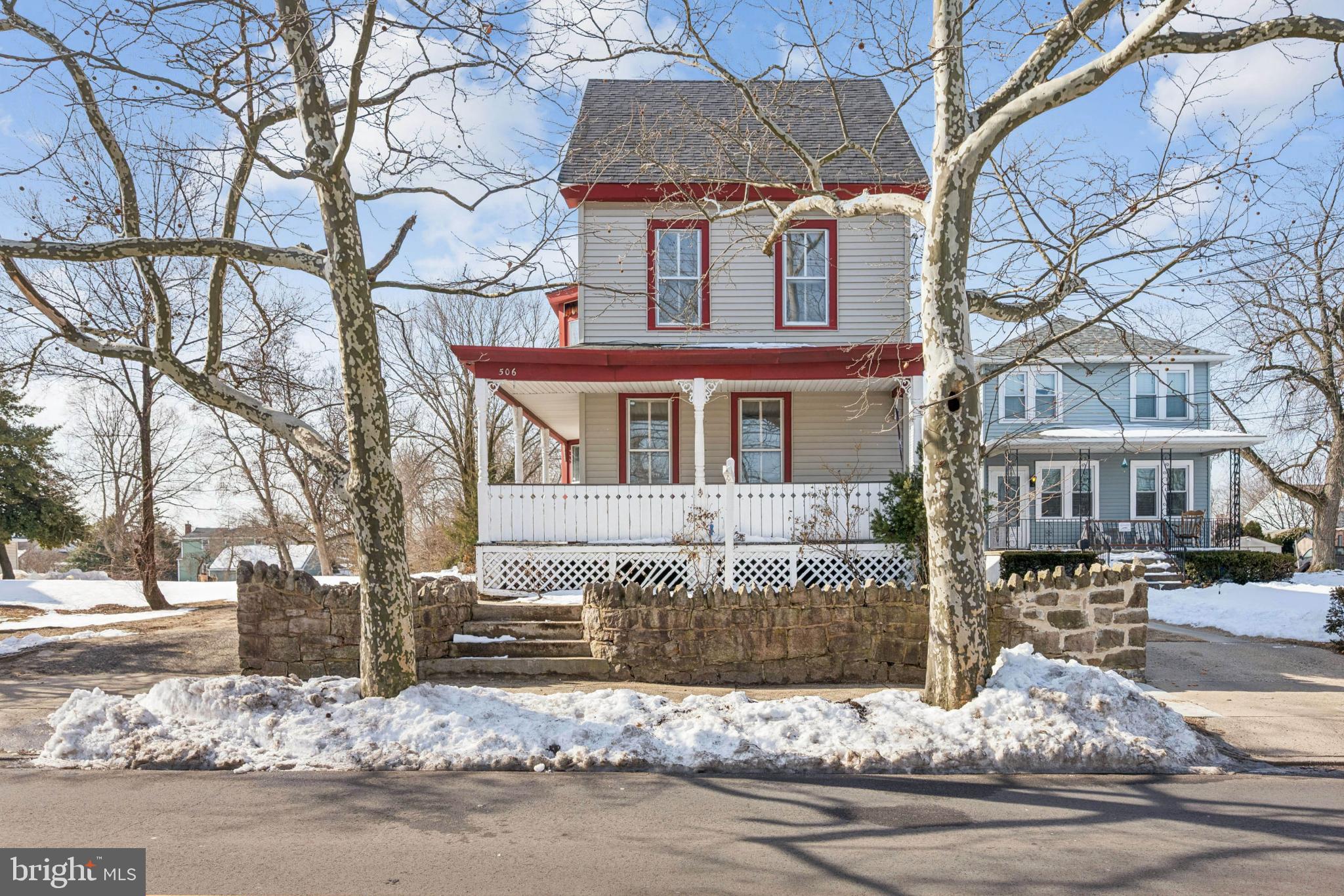 506 Bridgeboro Street Riverside, NJ 08075 - Photo 2 of 26 a front view of a house with a yard
