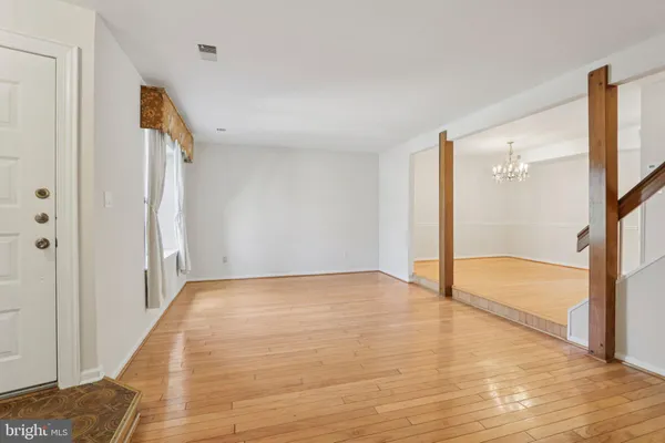 a view of an empty room