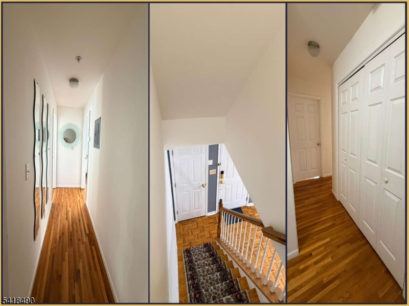 84 Union Street, Unit C2 Newark, NJ 07105 - Photo 11 of 13 a view of a hallway with wooden floor and staircase