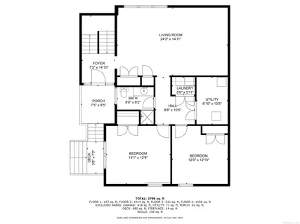a picture of a floor plan