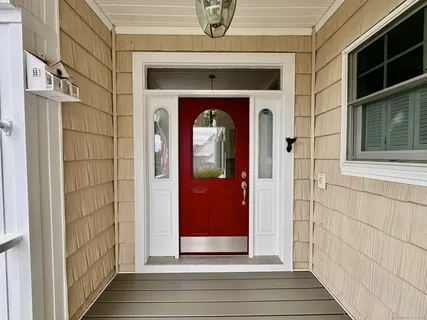 a view of a entryway door of the house