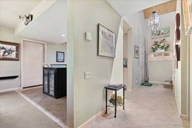a view interior of the house and entryway