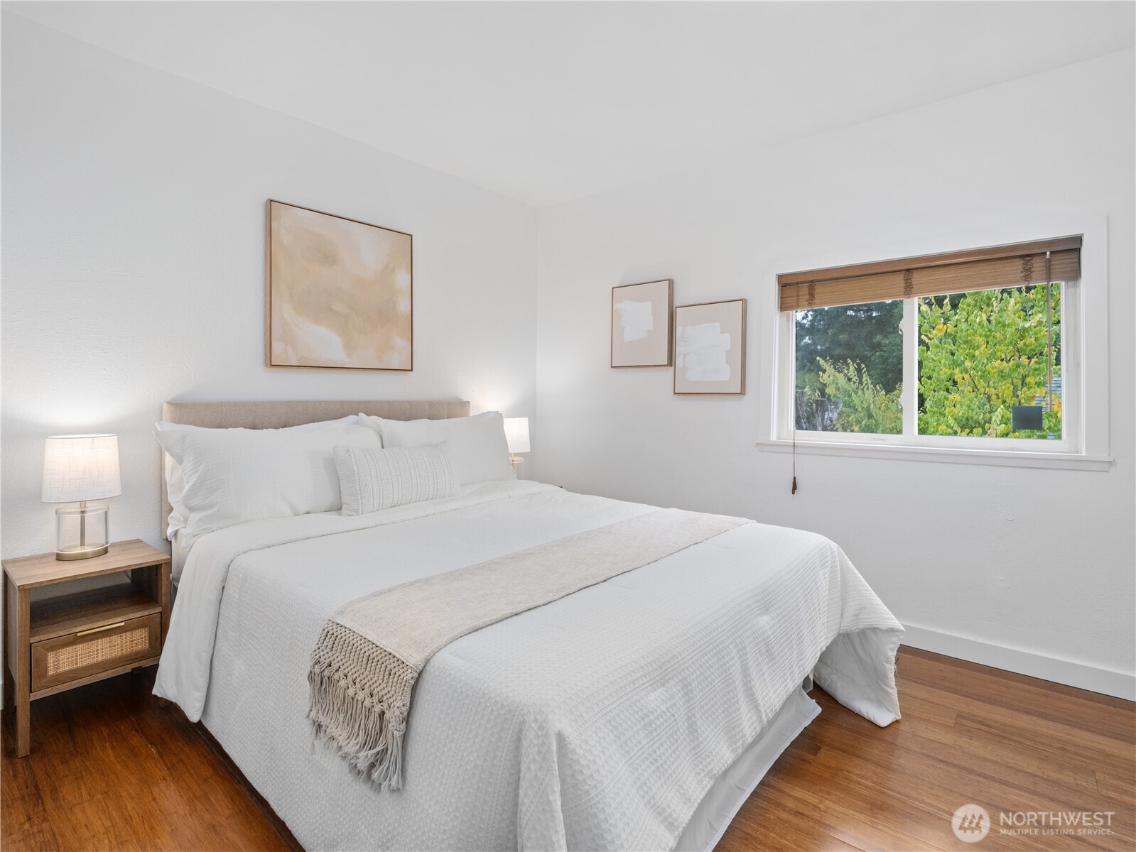 11640 59th Avenue South Seattle, WA 98178 - Photo 15 of 33 a bedroom with a bed and a window