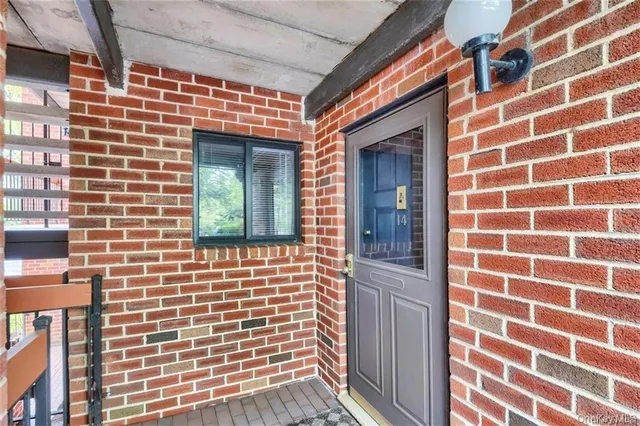 a front view of a building