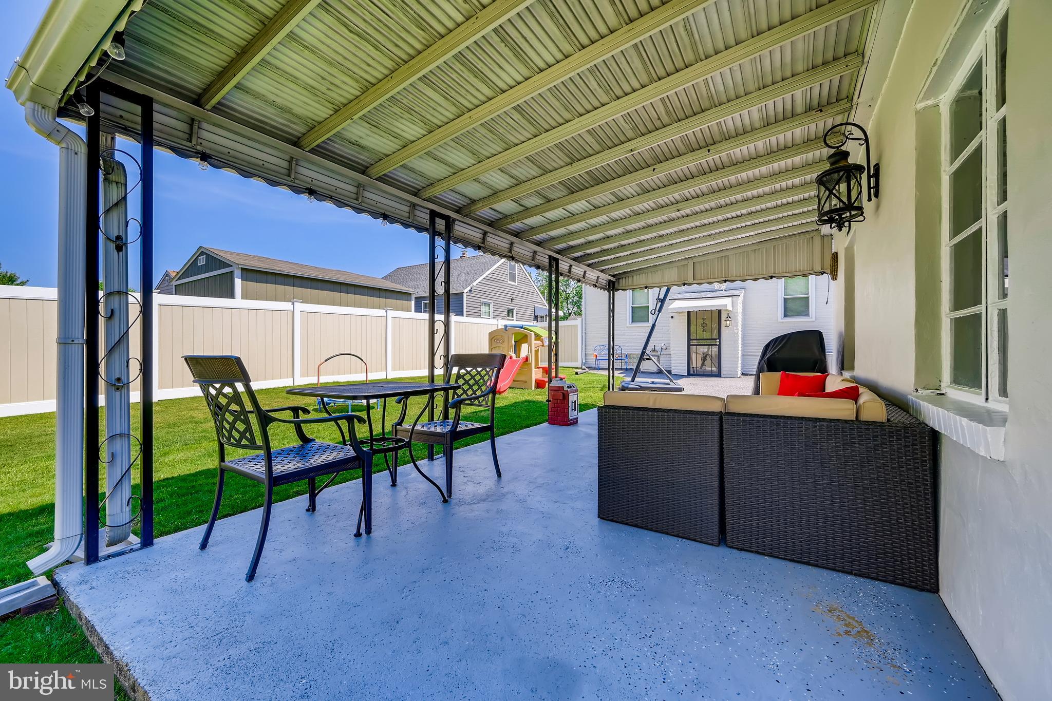 820 Martin Road Baltimore, MD 21221 - Photo 3 of 50 Covered Exterior Rear Patio