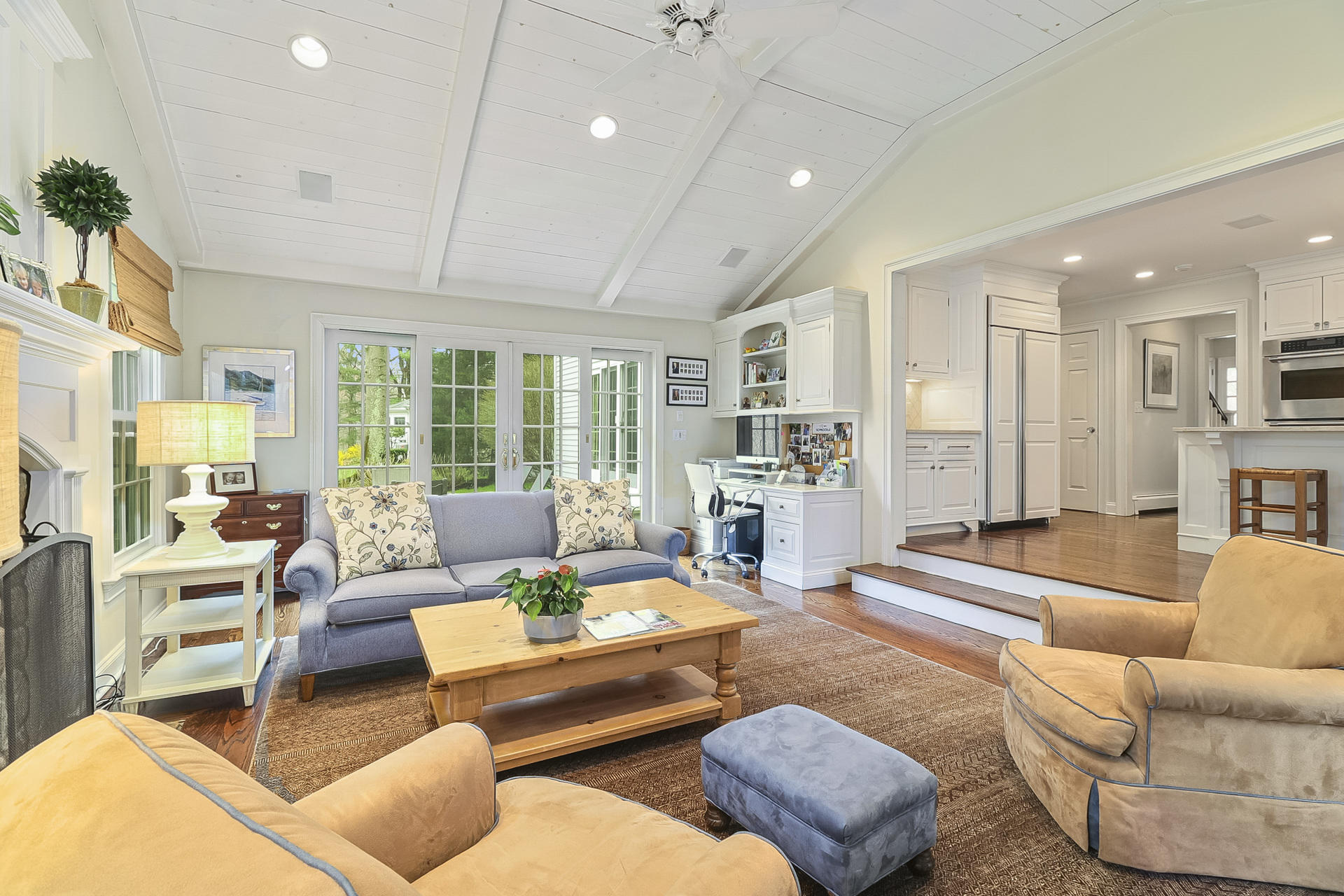 37 Red Rose Circle Darien, CT 06820 - Photo 13 of 40 a living room with furniture and a large window