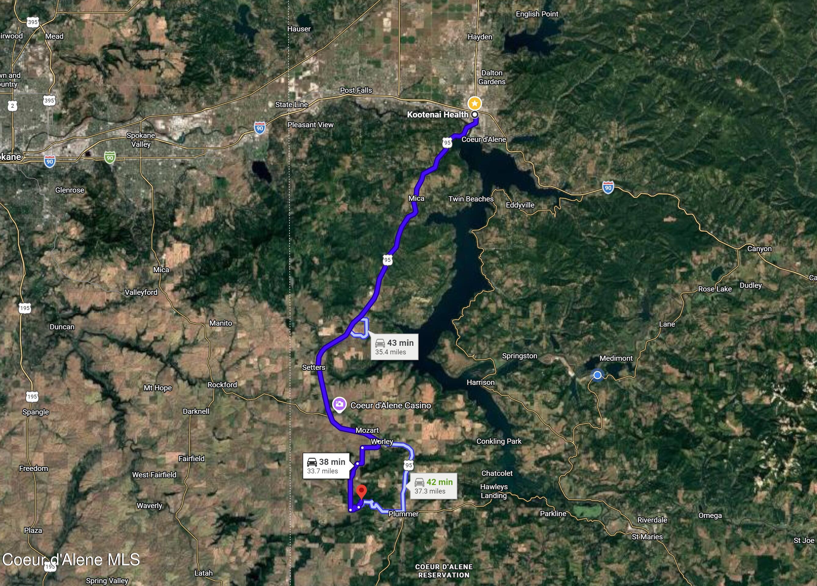580 Crestview Lane Plummer, ID 83851 - Photo 15 of 16 distance to Kootenai Health