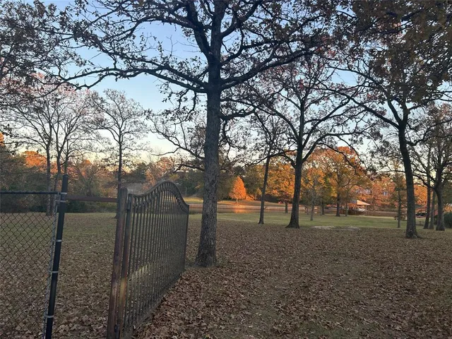 a view of outdoor space with tree s