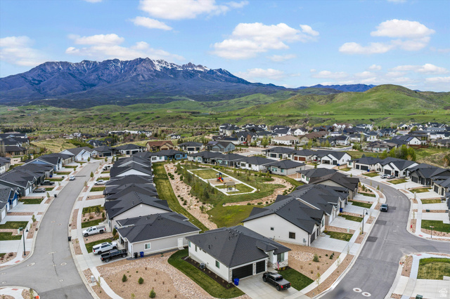 3349 Oxford Loop Morgan, UT 84050 - Photo 45 of 47 Aerial perspective of suburban area featuring mountains