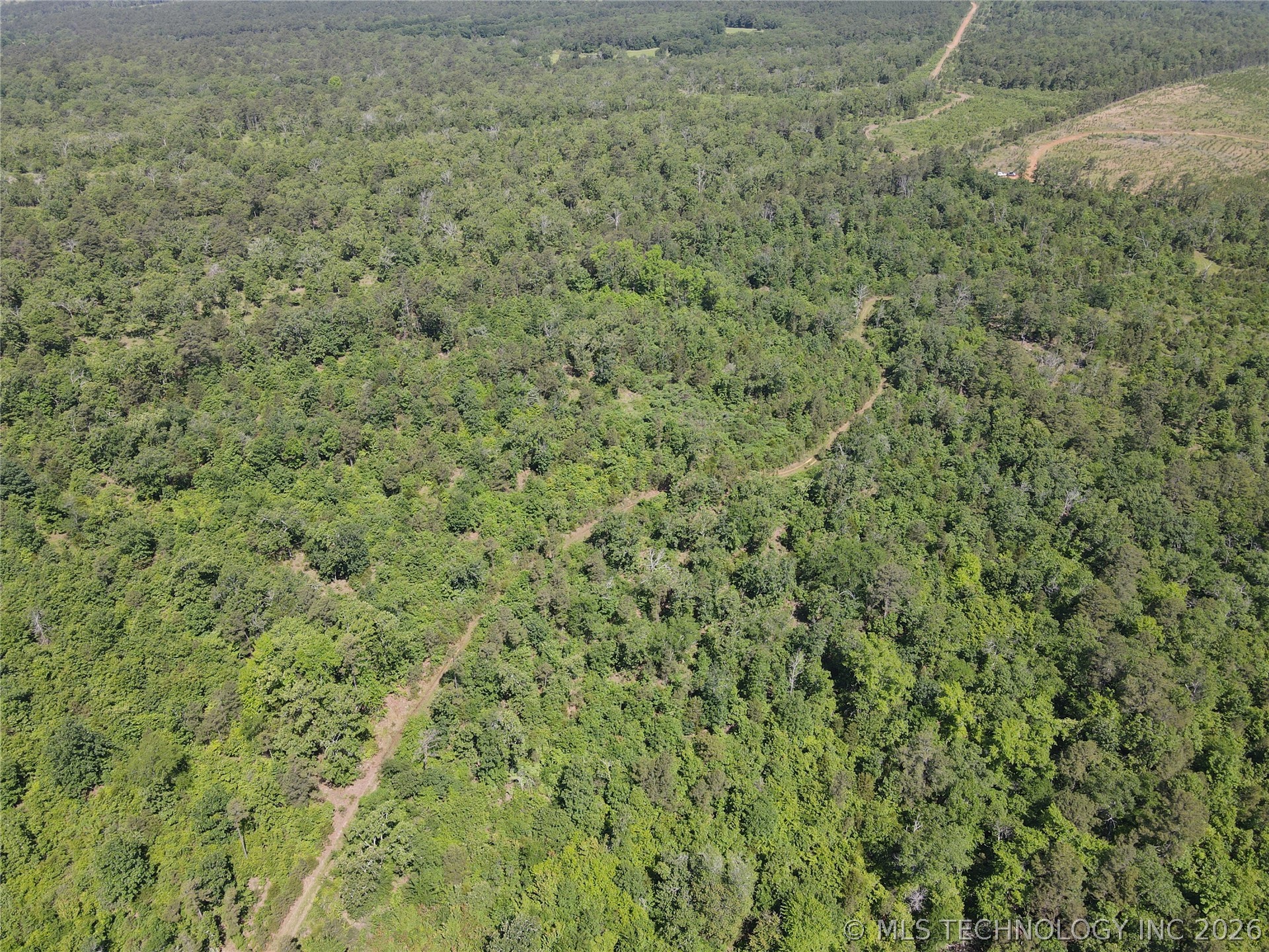 0 4289th Road Clayton, OK 74536 - Photo 25 of 26 Expansive wooded property featuring dense tree cover and visible clearings