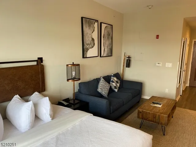 a view of a lake with a house