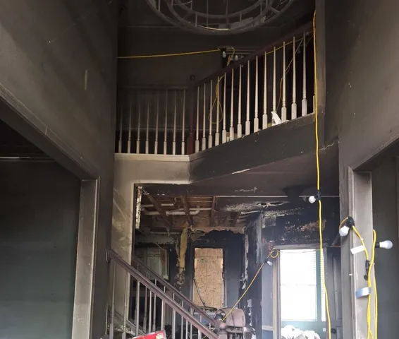 a view of water heater room