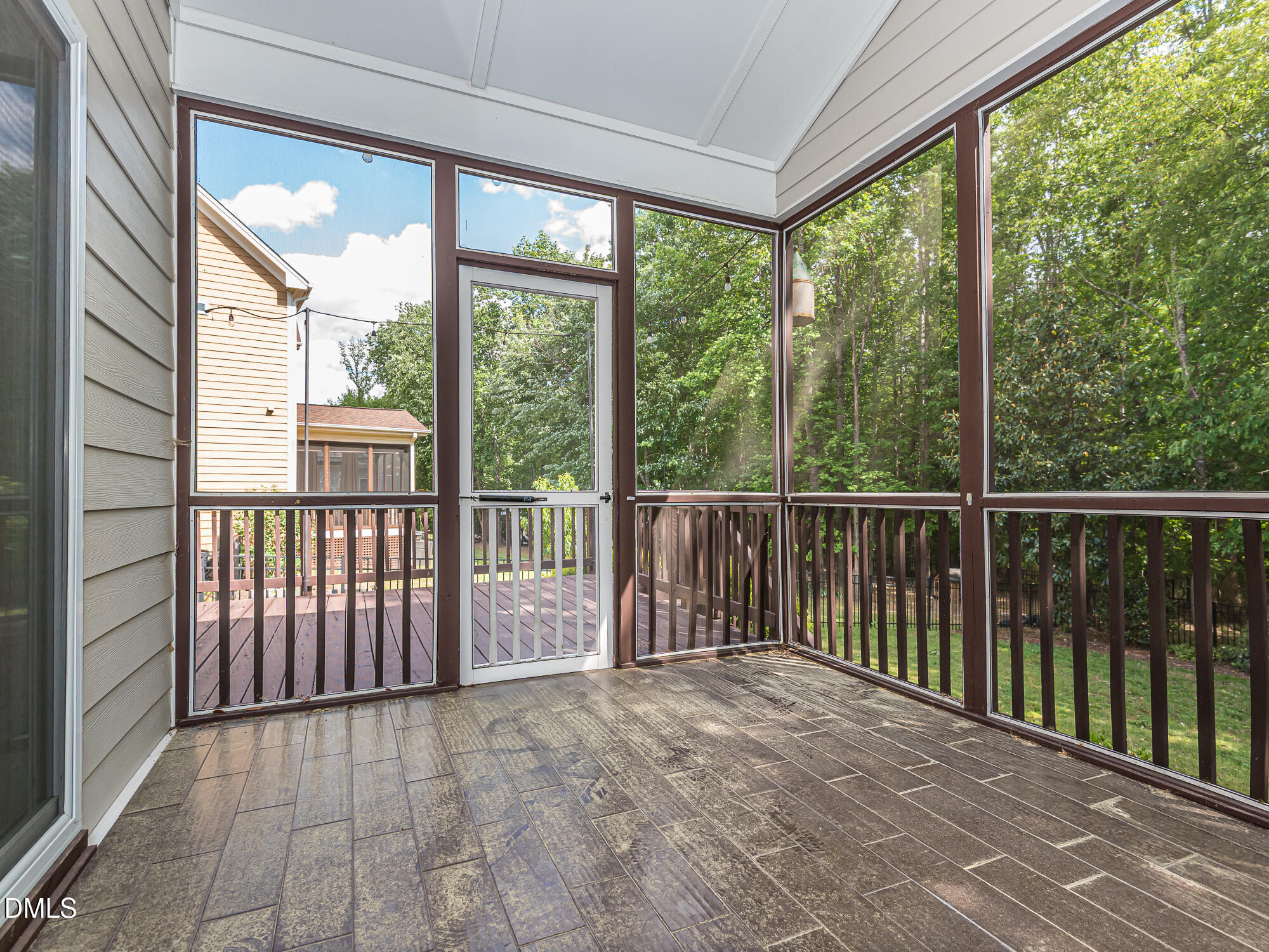 337 Shadowdale Lane Rolesville, NC 27571 - Photo 34 of 42 a view of a balcony with wooden floor