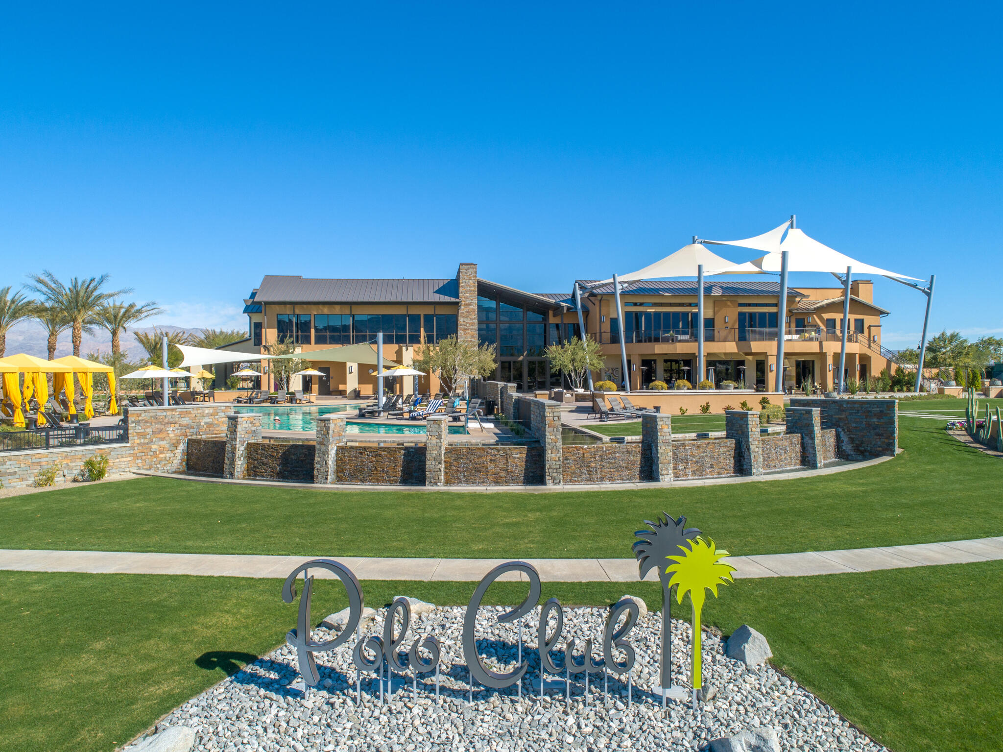 51370 North Two Palms Way Indio, CA 92201 - Photo 37 of 37 a view of a house with a swimming pool