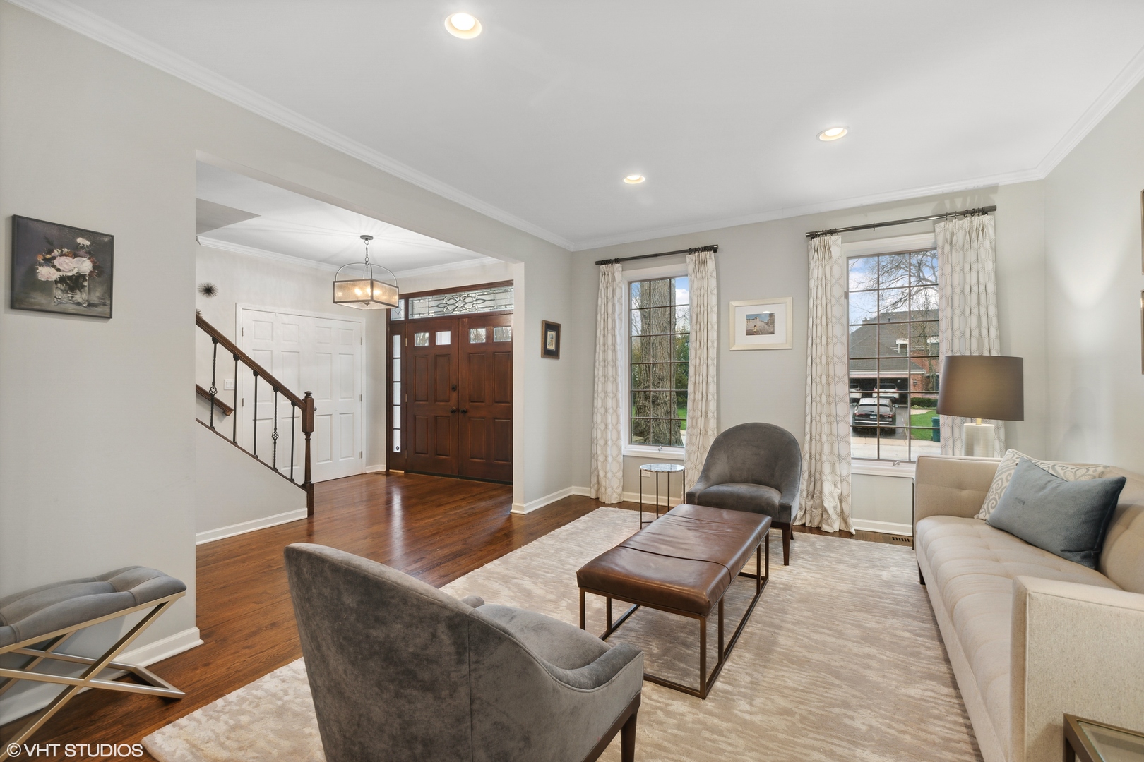 1041 Pontiac Road Wilmette, IL 60091 - Photo 3 of 33 a living room with furniture and a window