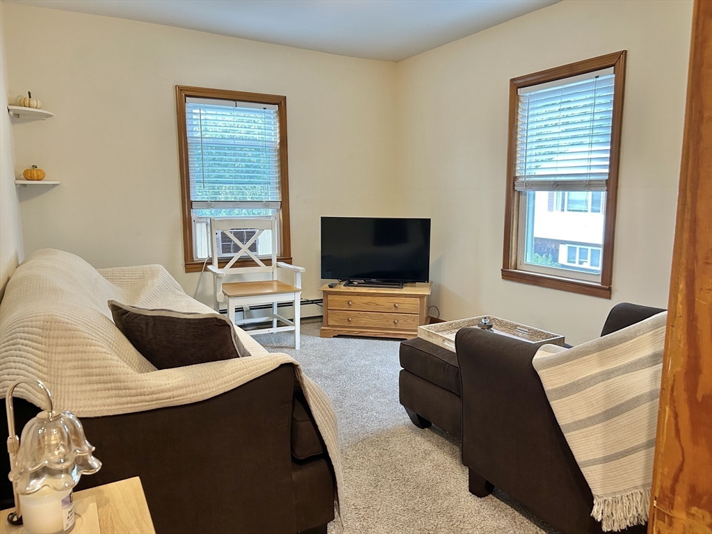 13 Princeton Street, Unit 2 Somerville, MA 02144 - Photo 4 of 9 a living room with furniture and a flat screen tv