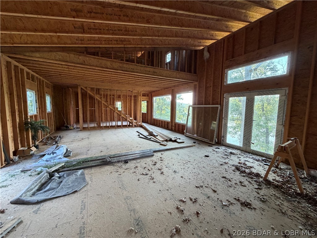 Main level of house